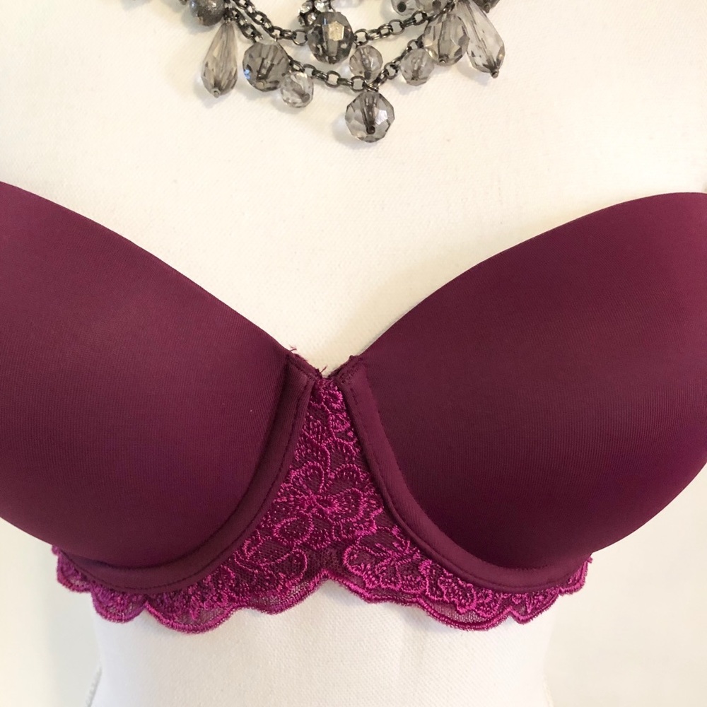 New Maidenform Convertible Strapless Push Up Bra 38C - Picture 3 of 11